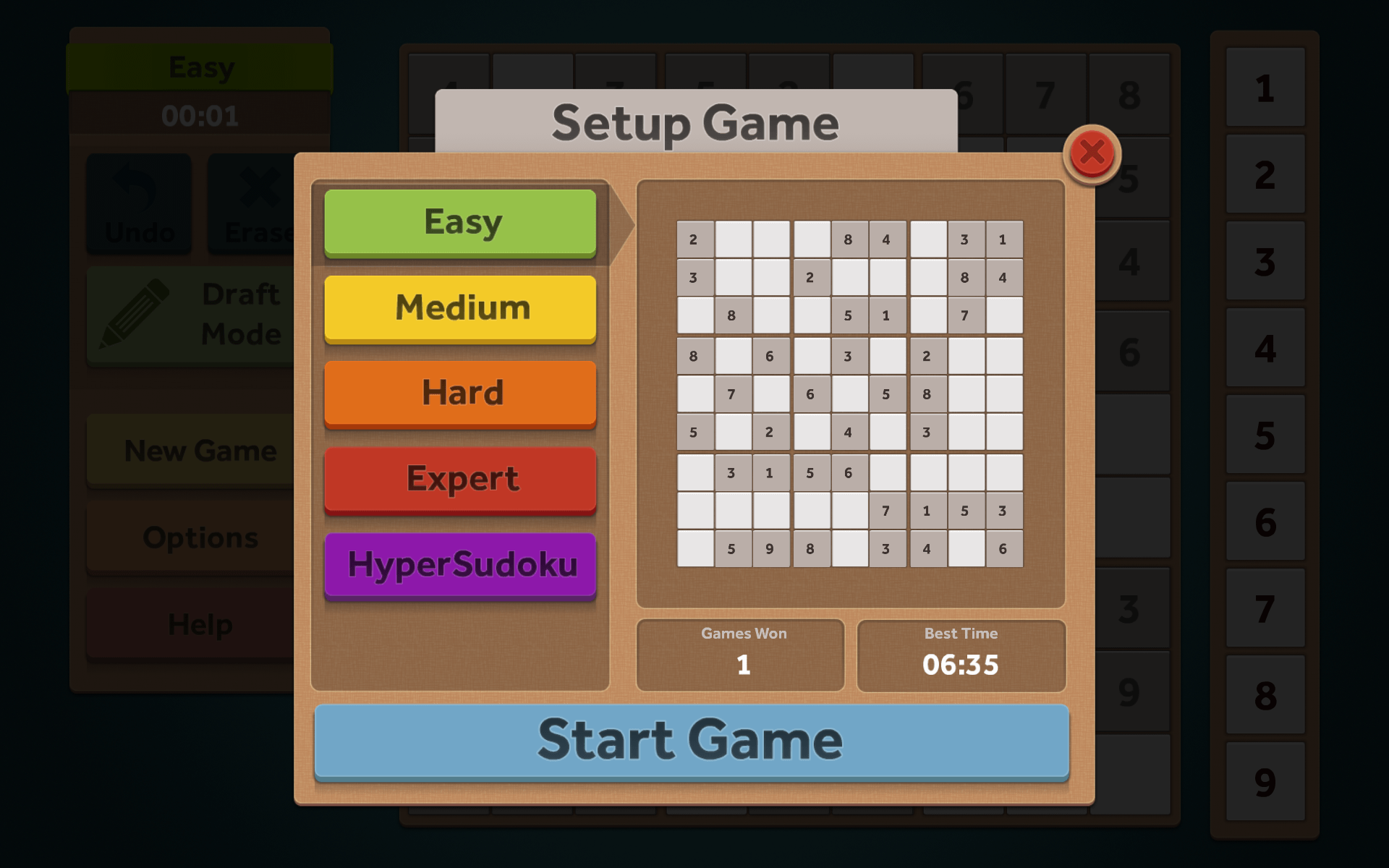 Топ легких игр. Судоку. Simple Sudoku. Easy Medium hard.